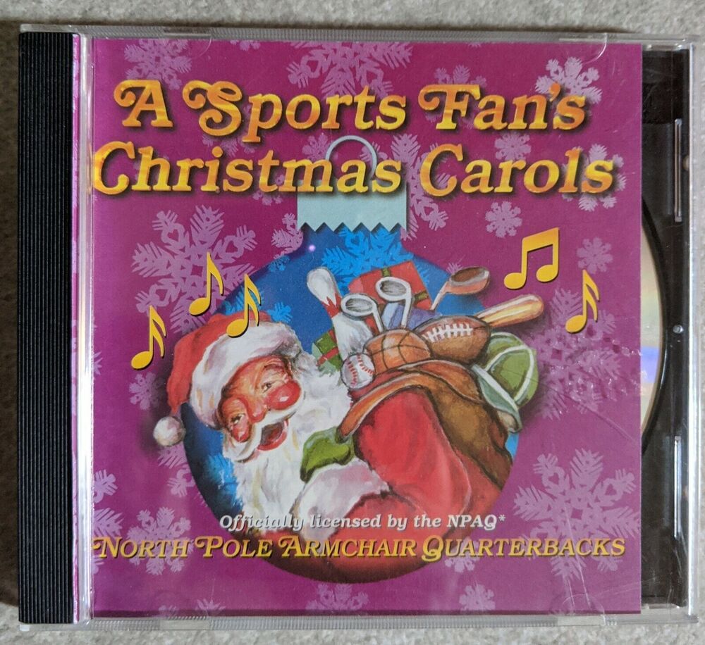 A Sports Fan's CHRISTMAS CAROLS North Pole Armchair Quarterbacks CD 2001